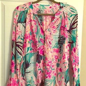 Lilly Pulitzer Elsa silk top